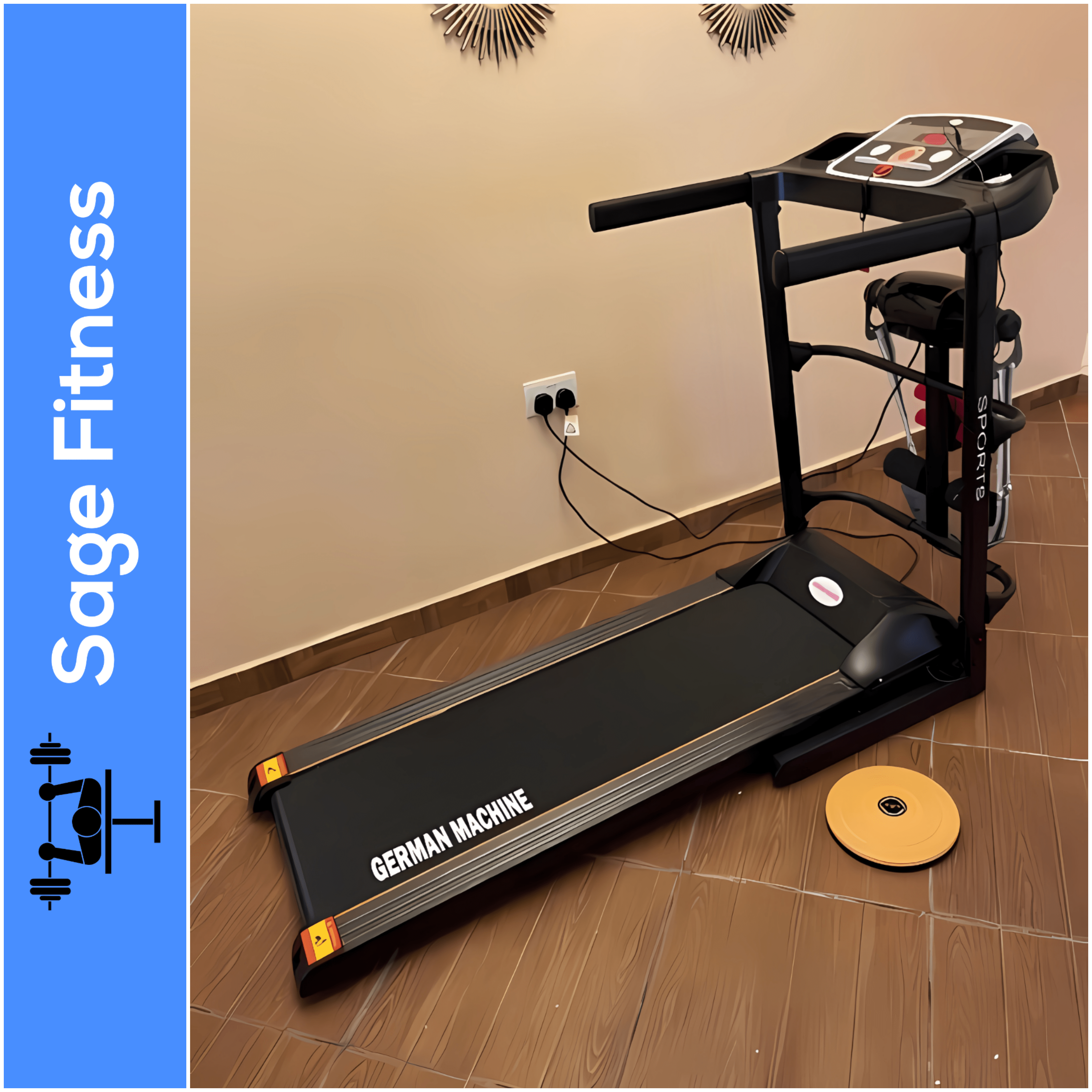 2.5HP Electric Treadmill (German Machine) 1 (SF)