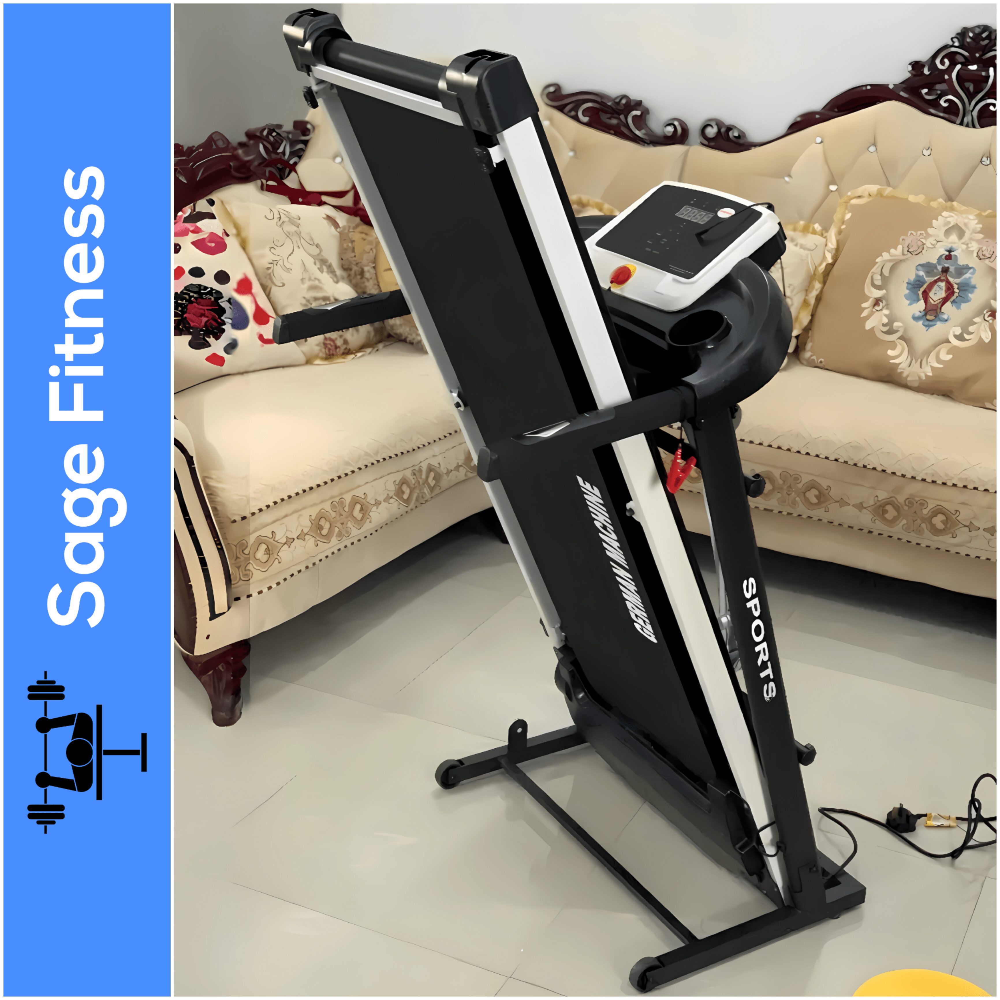 2HP Electric Treadmill German Machine 4 SF