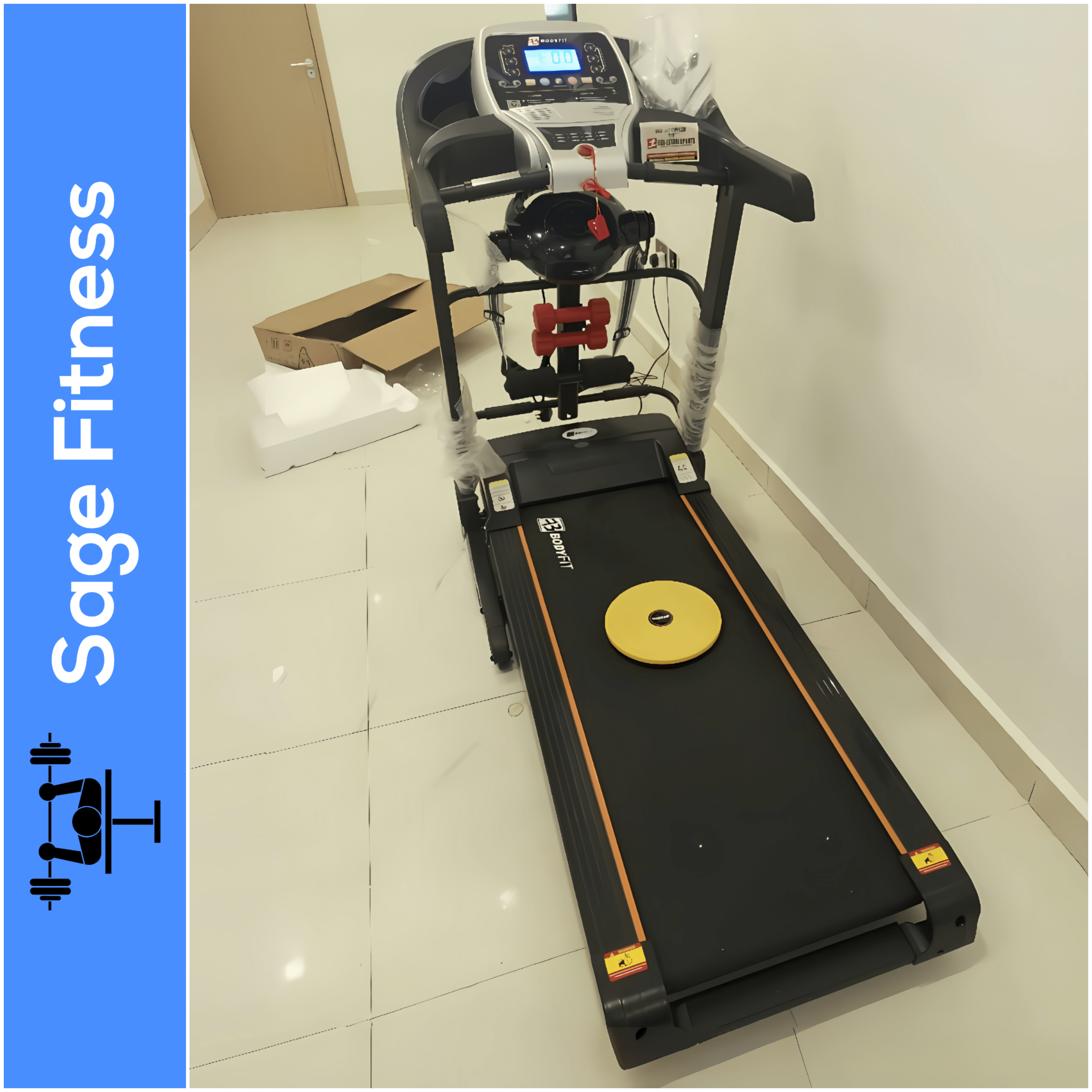 3HP Electric Treadmill (BodyFit) 1 (SF)