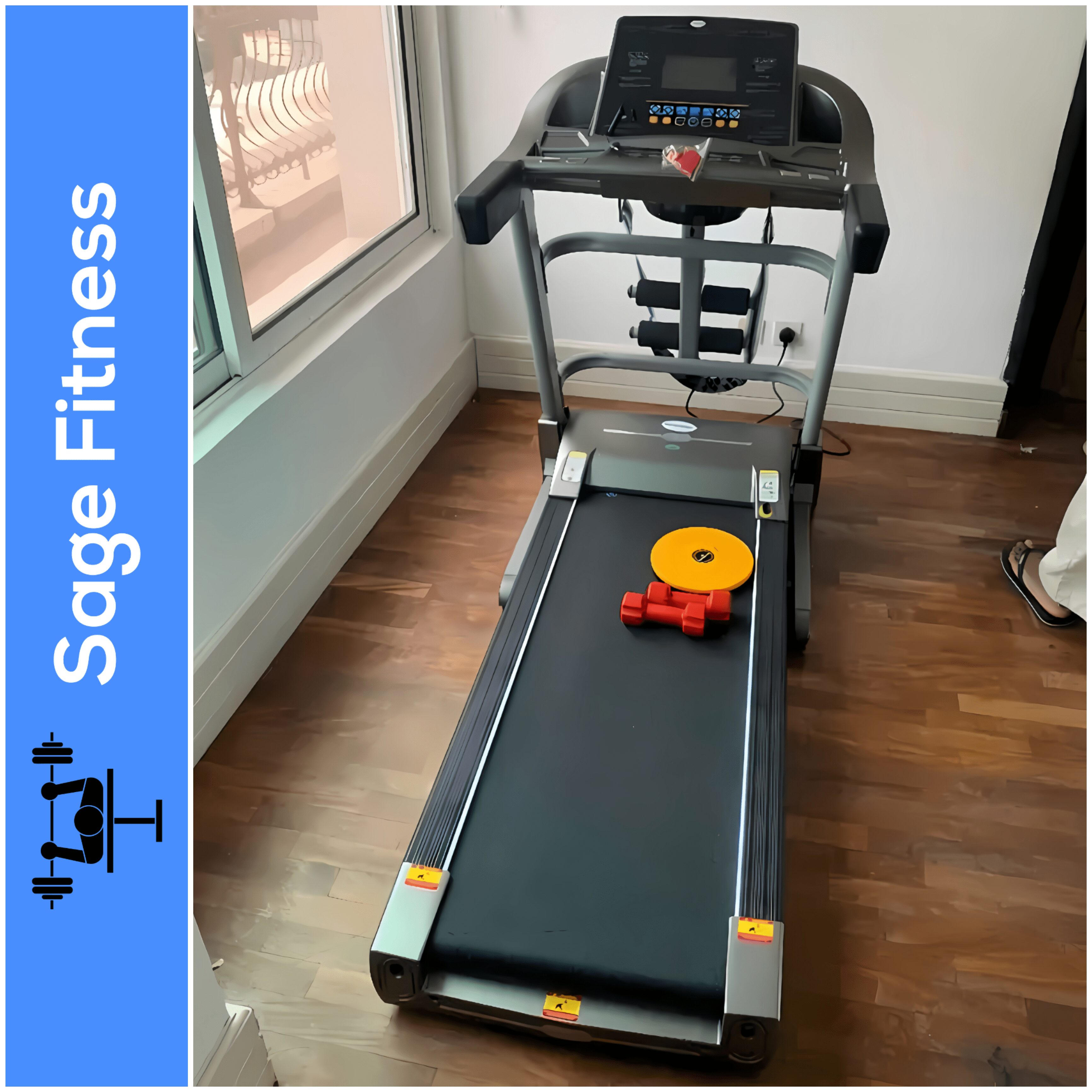 4HP Electric Treadmill Technofitness 1 SF 1