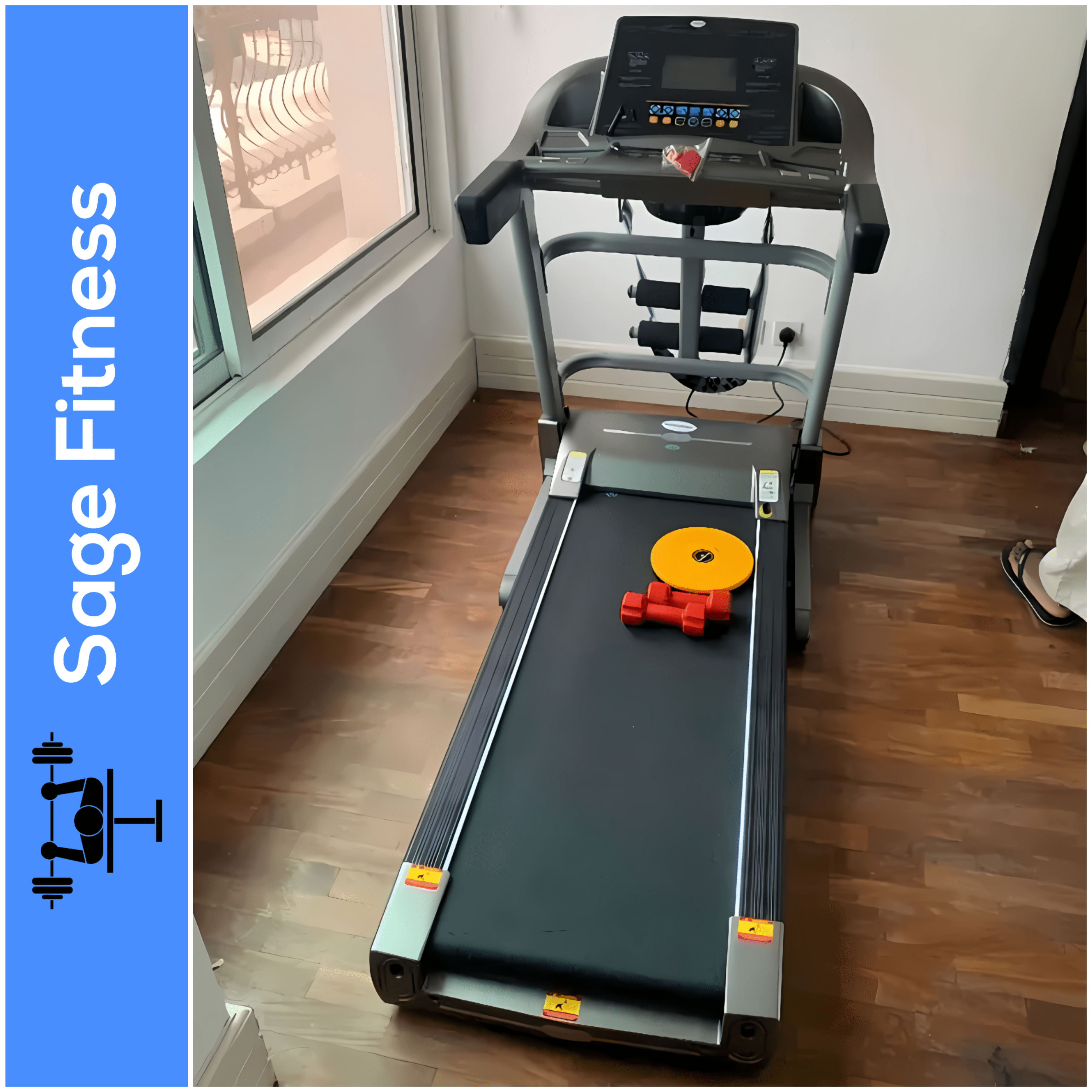 4HP Electric Treadmill (Technofitness) 1 (SF)