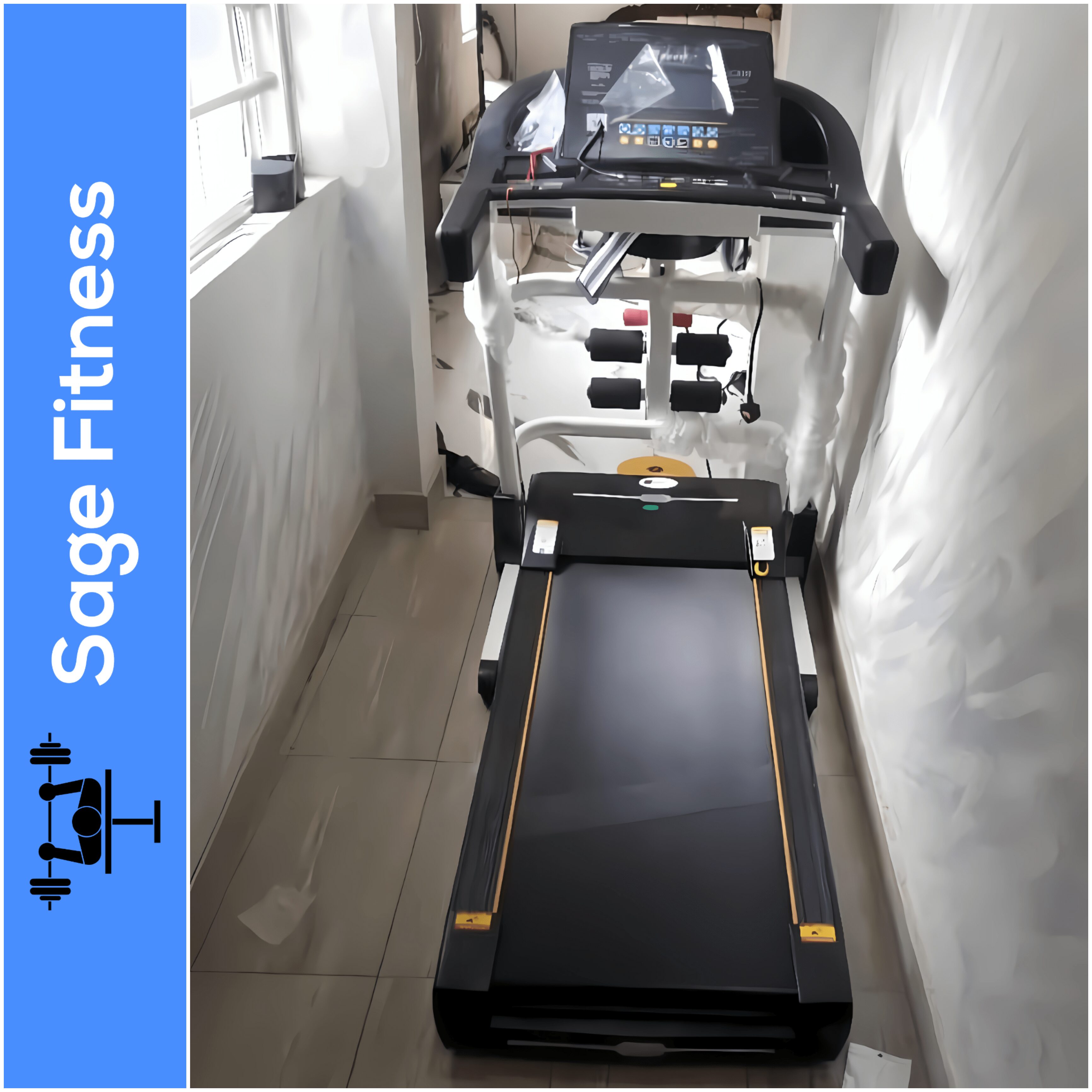 4HP Electric Treadmill Technofitness 5 SF 1