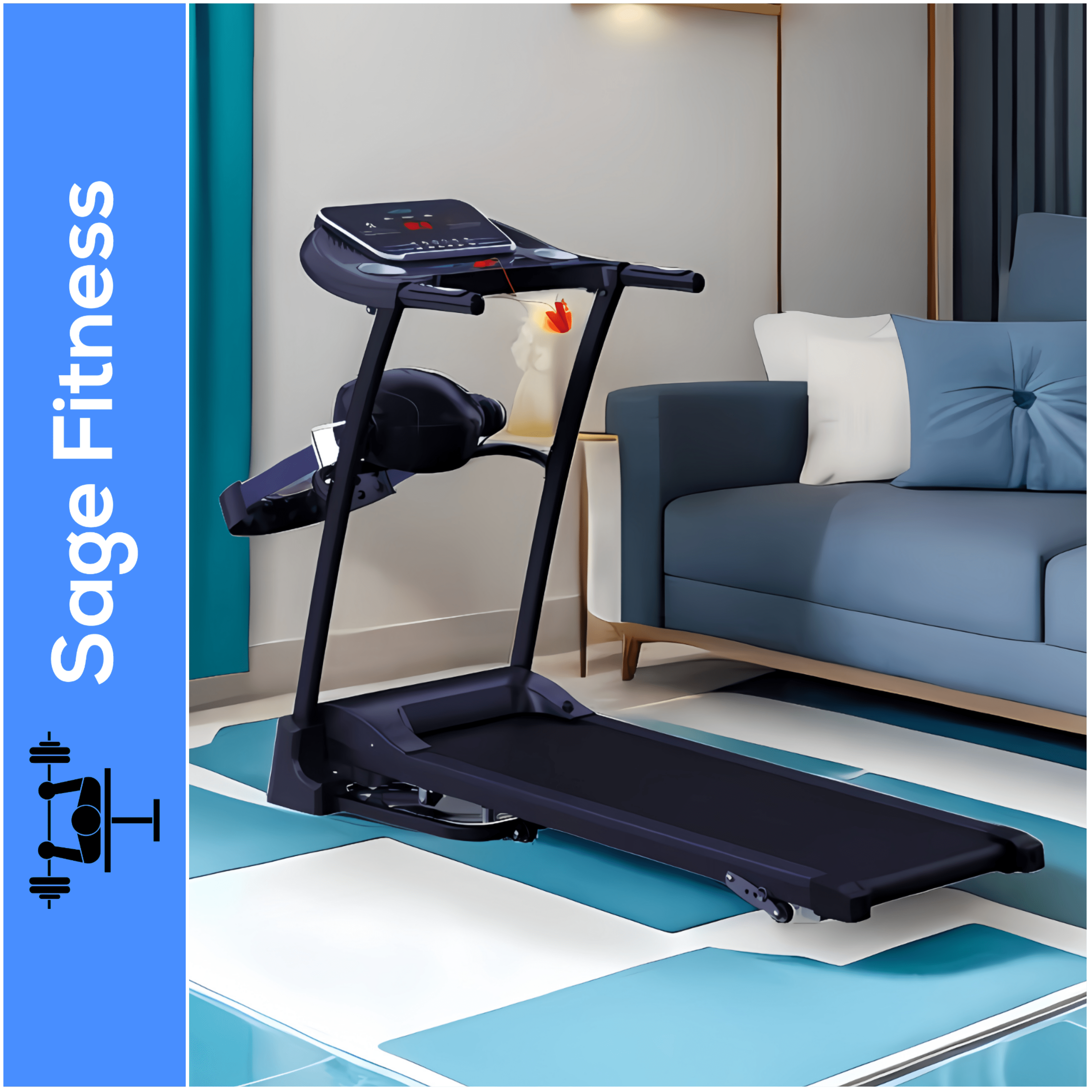 2HP Electric Treadmill (with MP3 Player & Massager) [BF] @ N425,000