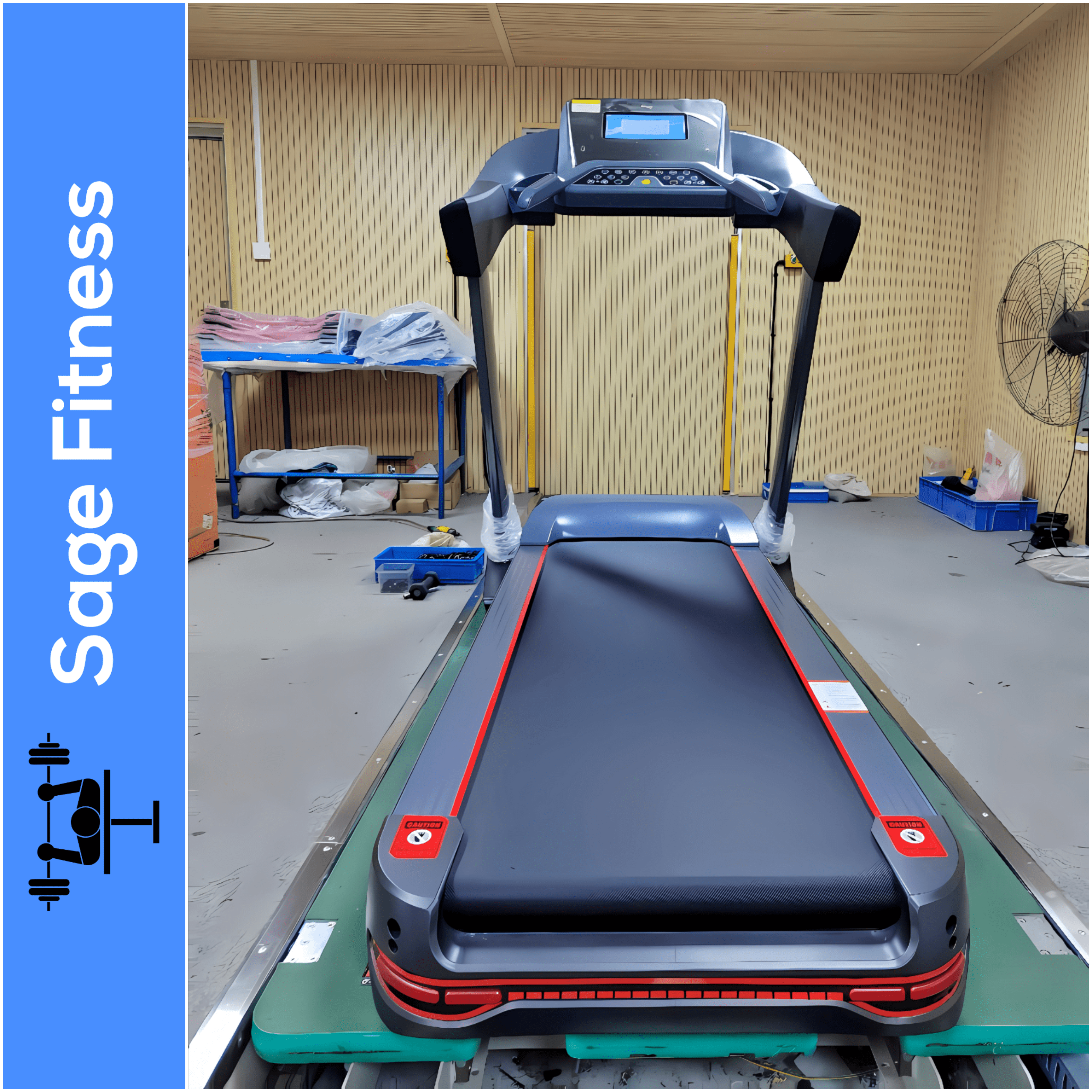 6HP Electric Treadmill (with Auto Incline, Touchscreen Monitor, WiFi, Bluetooth, & MP4/MP3 Player) [SMP] @ N1,800,000