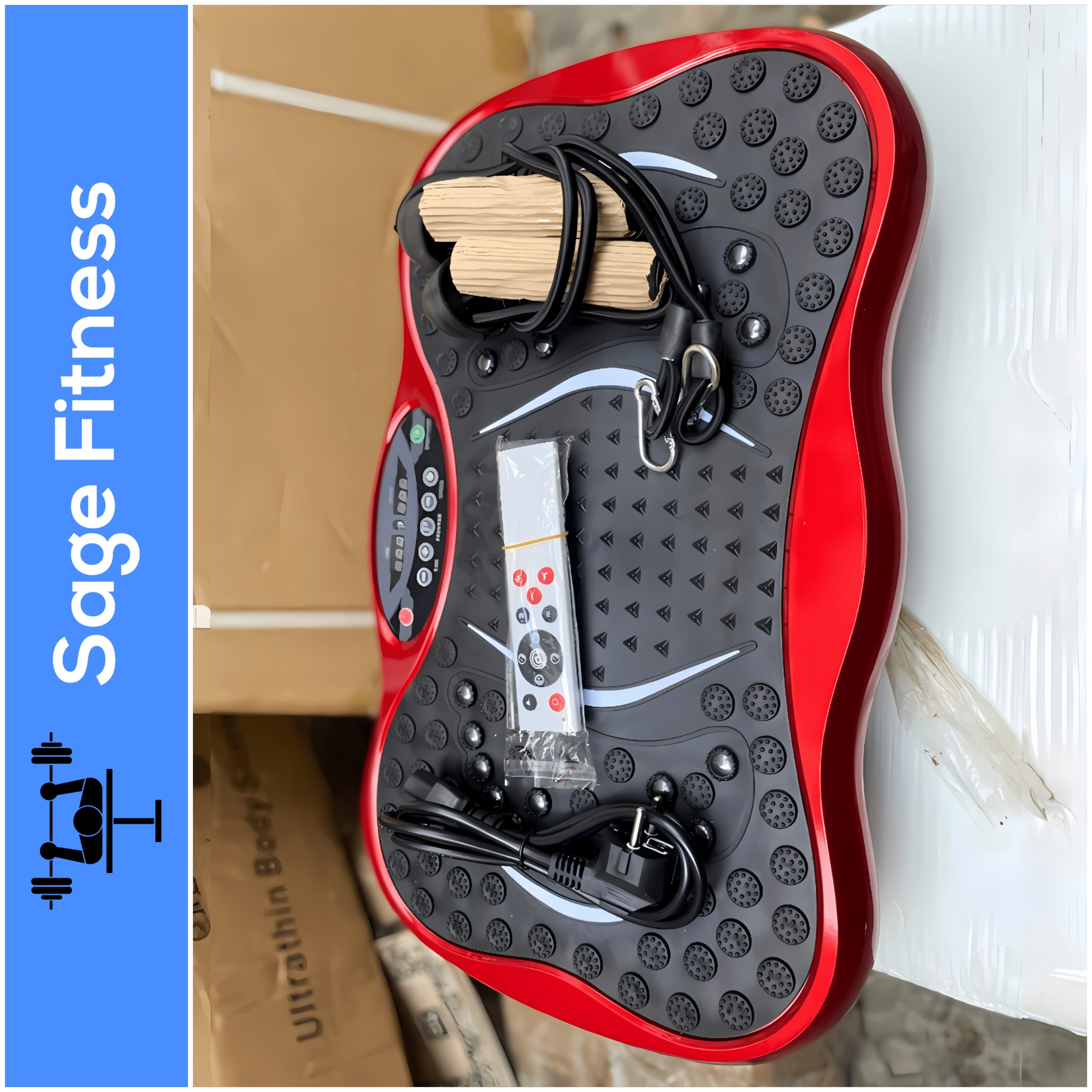 Vibration Platform [SMALL] (with Remote Control, & Resistance Bands) @ N165,000