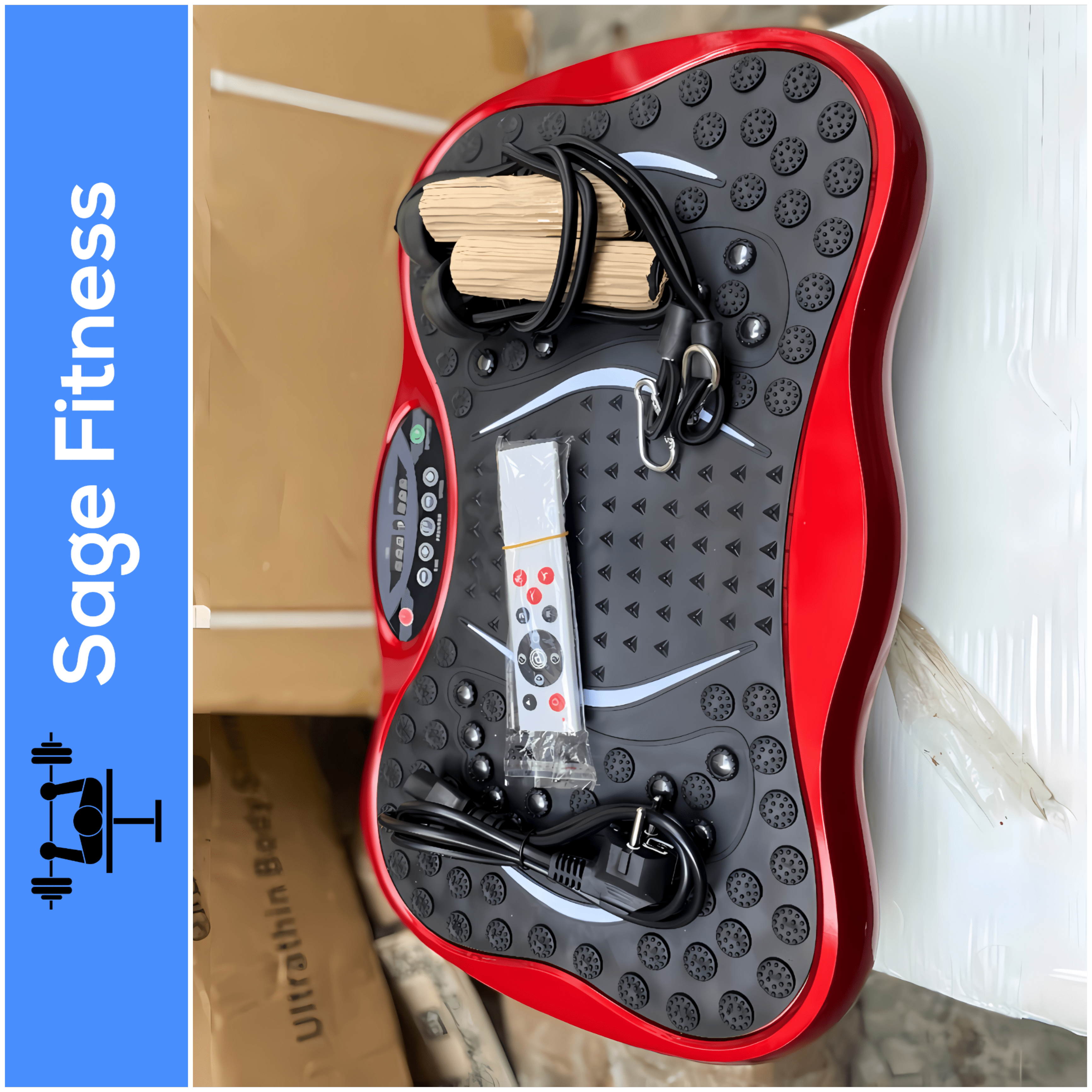 Vibration Platform [SMALL] (with Remote Control, & Resistance Bands) @ N165,000