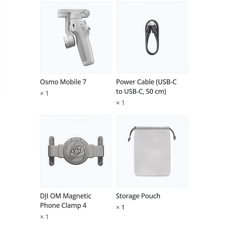 DJI Osmo Mobile 7 Series 8 (7S) DJI Osmo Mobile 7 Series