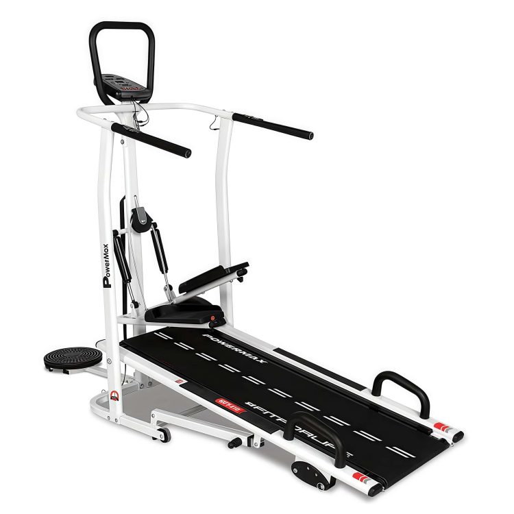 4-In-1 Manual Treadmill Image 1 4-In-1 Manual Treadmill (Jogger + Stepper + Twister + Push-Up Bars)