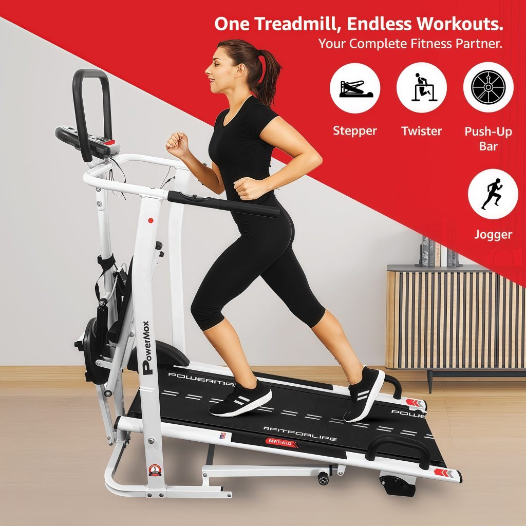 4 In 1 Manual Treadmill Image  3