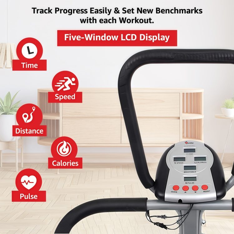 4-In-1 Manual Treadmill Image 5 4-In-1 Manual Treadmill (Jogger + Stepper + Twister + Push-Up Bars)