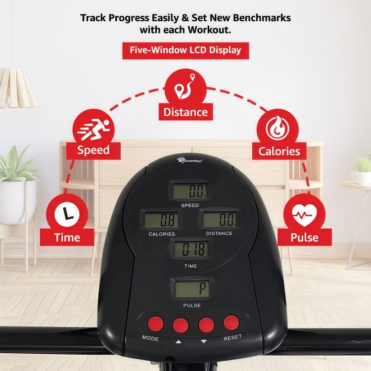 4-In-1 Manual Treadmill Image 6 4-In-1 Manual Treadmill (Jogger + Stepper + Twister + Push-Up Bars)