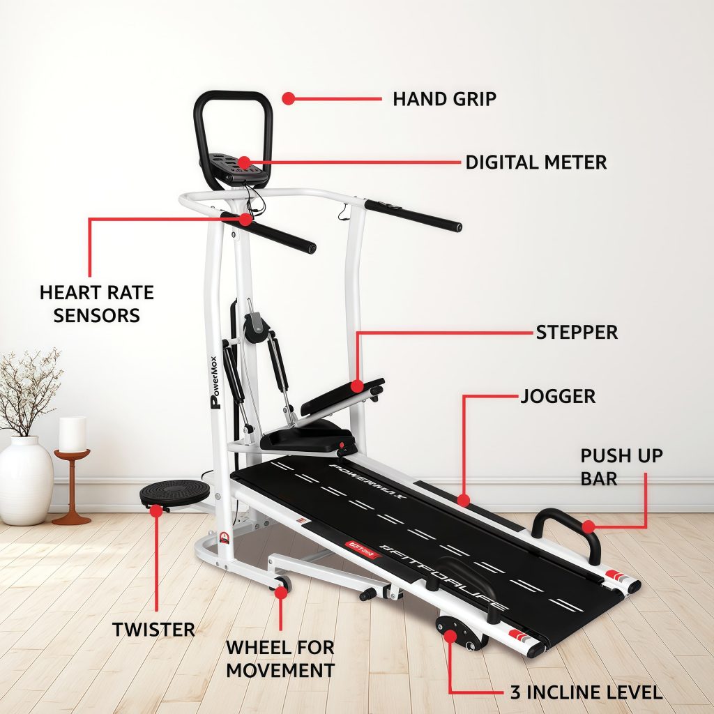 4 In 1 Manual Treadmill Image  8