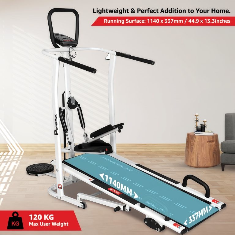4-In-1 Manual Treadmill Image 9 4-in-1 Manual Treadmill (Jogger + Stepper + Twister + Push-Up Bars)