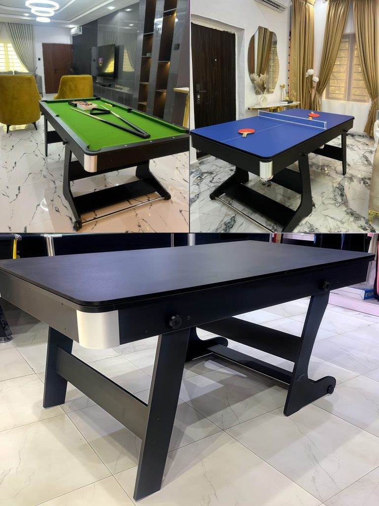 3-in-1 Convertible Snooker, Tennis & Dining Table